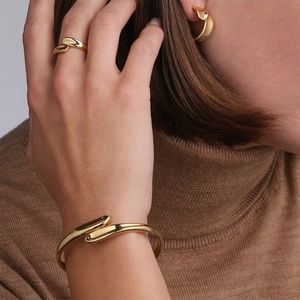Jenny Bird Marta Cuff in Gold